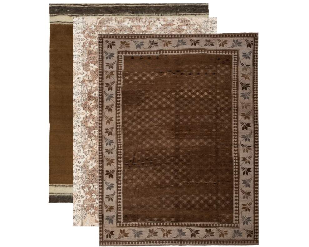 brown rugs