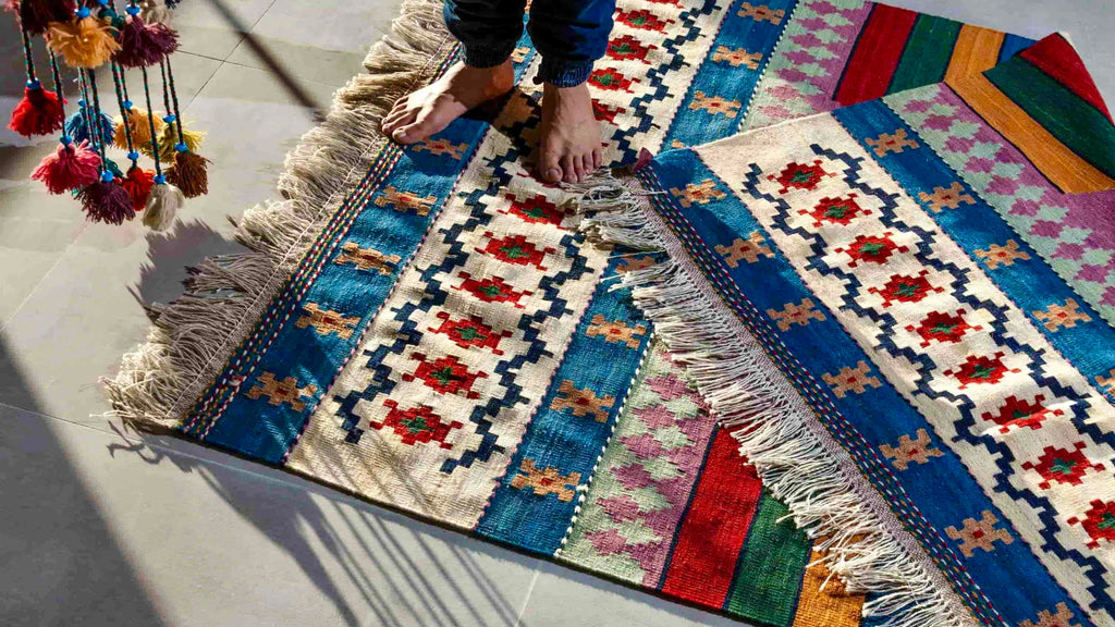 fleat weave rug