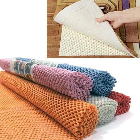 Rug Pad, Non-Slip Area Carpet Pad, Extra Thick Grip Pad Protective Cushioning Pad for Hard Surface Floors